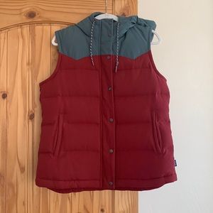 Super rare! Patagonia Bivy Vest- Mushroom Liner!!
